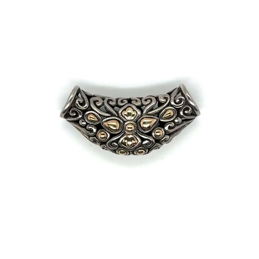 John Hardy Sterling Silver & 18k Gold Enhancer Pendant